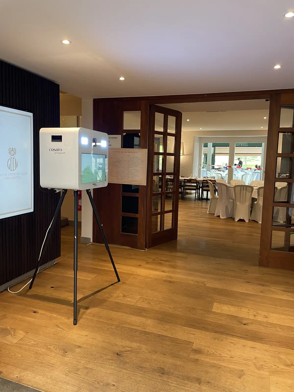 Salle de réception du Golf & Country Club de Neuchâtel, à Voëns